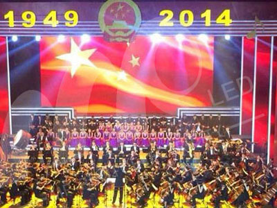 大型交響音樂會彩色LED室內顯示屏