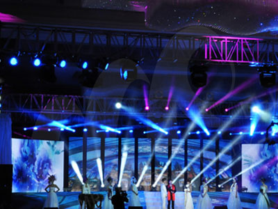 武漢酒店LED彩色顯示屏R5S項目