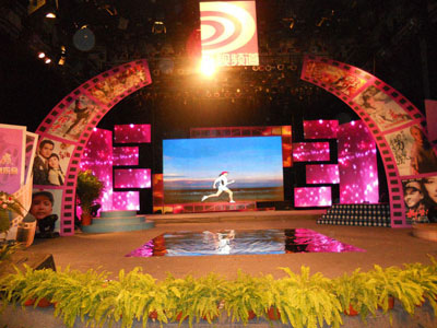 大慶電視臺(tái)彩色LED室內(nèi)顯示屏